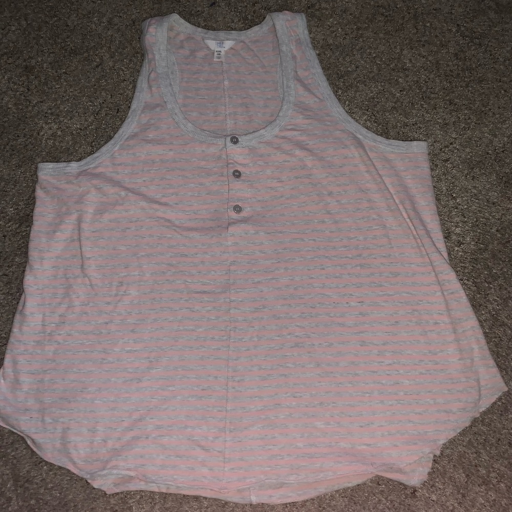 XXL 22 Time and True soft striped tank.